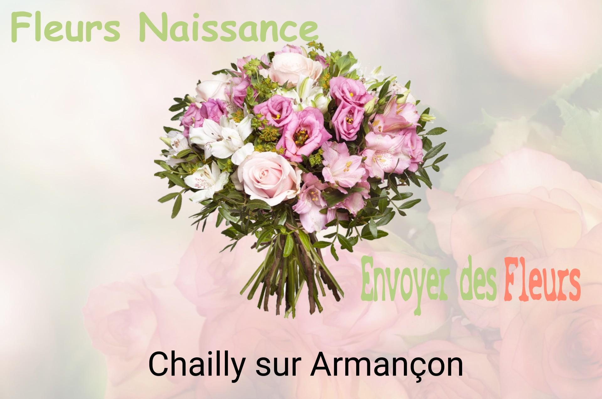 Bouquet de fleurs de naissance livré à Chailly-sur-Armançon